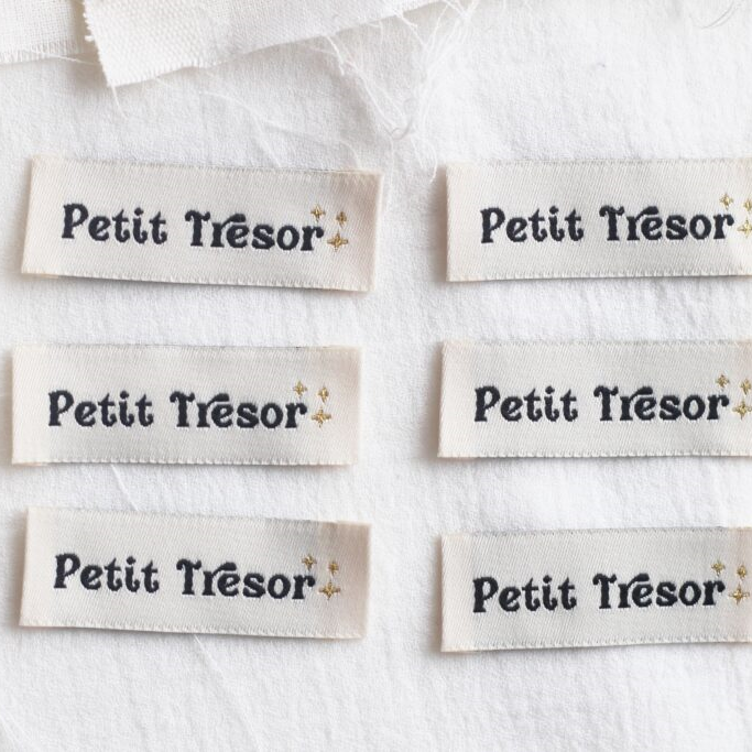Etiquettes tissées - Petit trésor