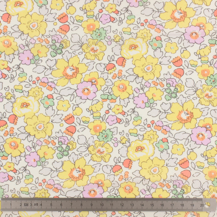 Tissu Liberty Tana Lawn - Betsy yellow