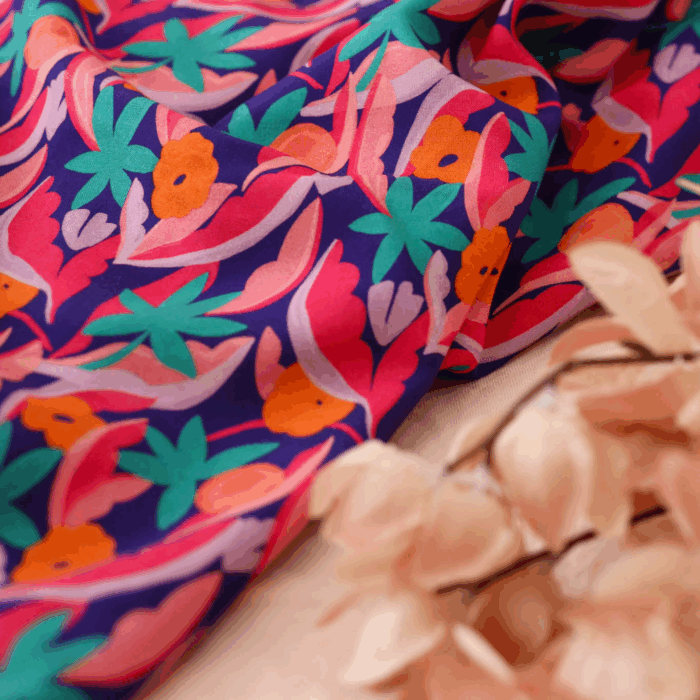 Tissu viscose - Songe exotique