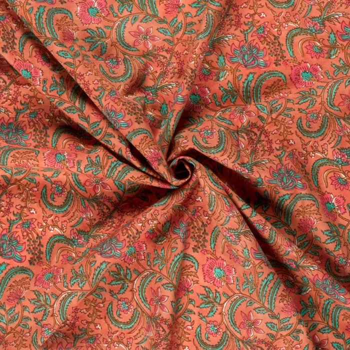 tissu indienne - Vieux rose – Image 2