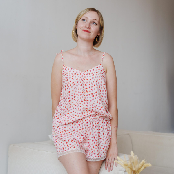 Tissu viscose - I love you – Image 3