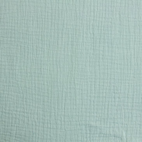 tissu double gaze - Menthe – Image 2