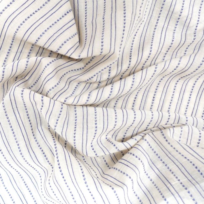 tissu popeline coton bio - petits coeurs
