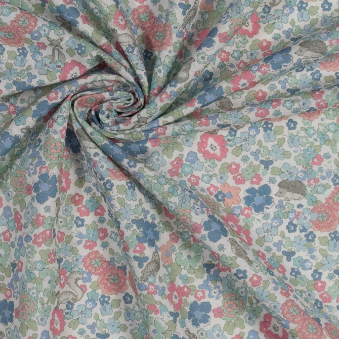 tissu popeline coton - Sweet flowers